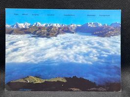 Berner Oberland: Niesenkulm mit Nebelmeer und Alpenpanorama
