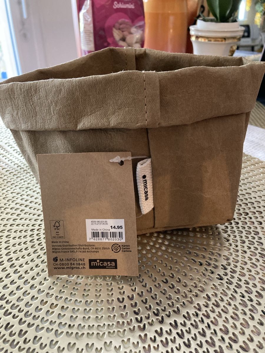 Micasa Altro per la casa: Panier de rangement original neuf – Nuovo e nell'imballaggio originale da Plan-les-Ouates venduto da Namorona