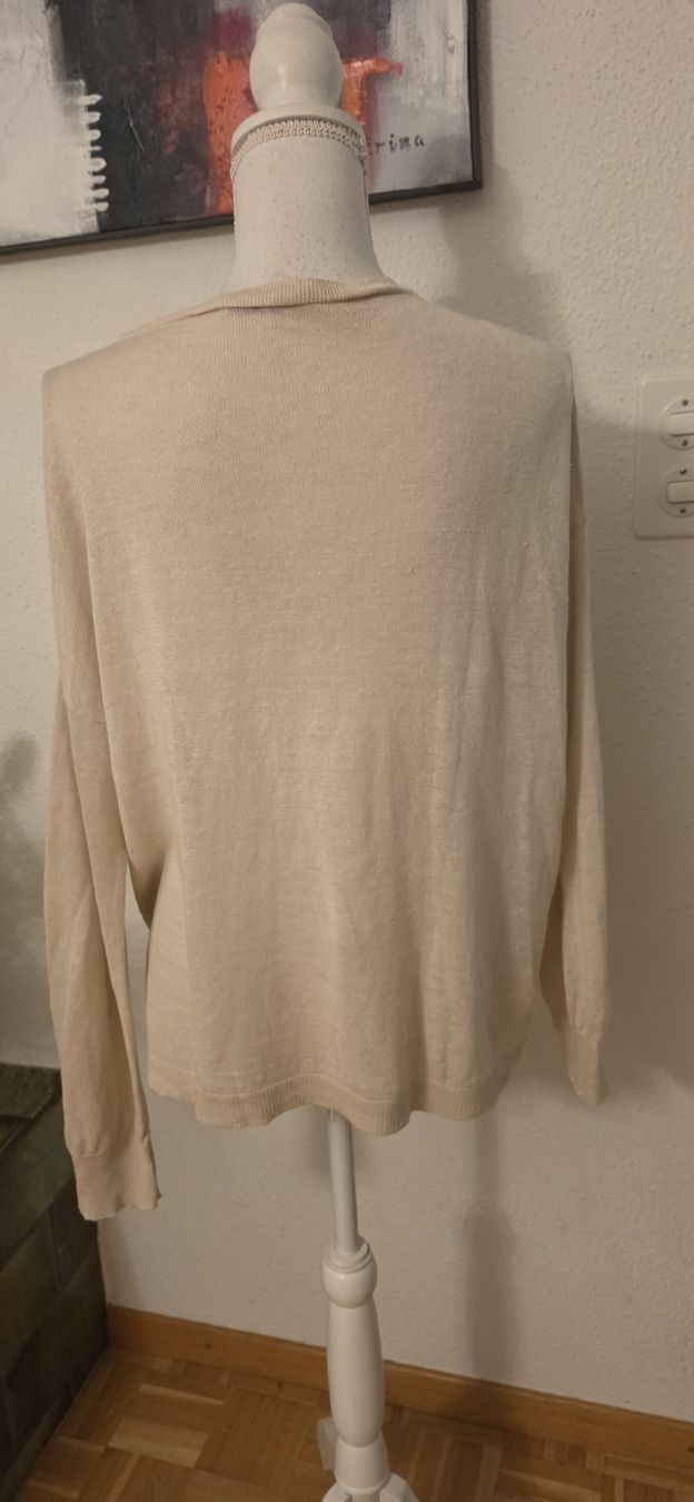 Max Mara Pullover & Sweatshirts: Max Mara Pullover beige leichtes Gestrick Gr M  – Gebraucht aus St. Gallen von mania03 3