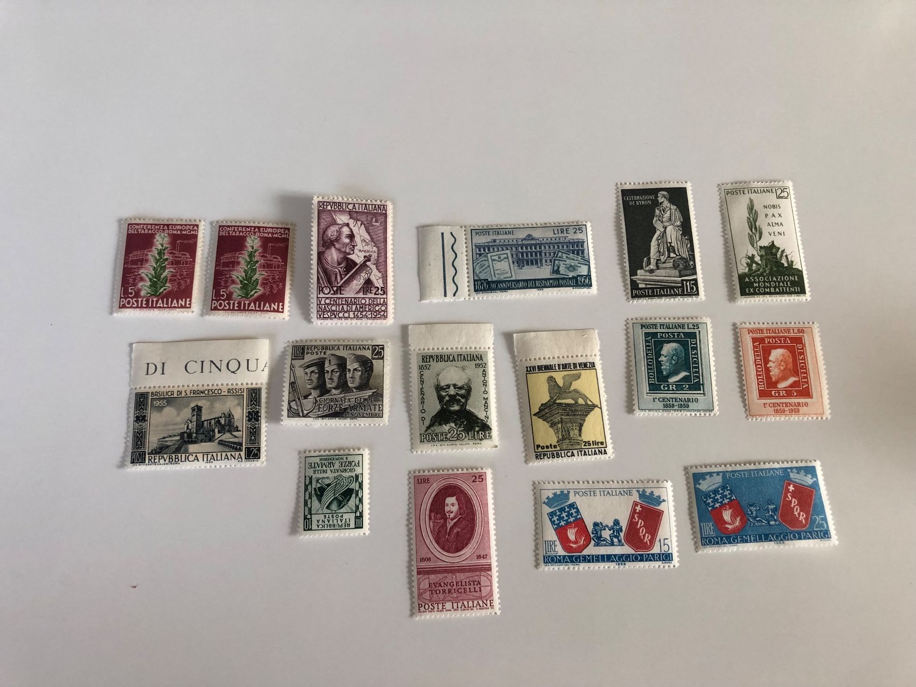Tous les timbres: Francobolli d‘Italia - postfrisch ** – Neuf (Voir description) à Lufingen par Rac0 1
