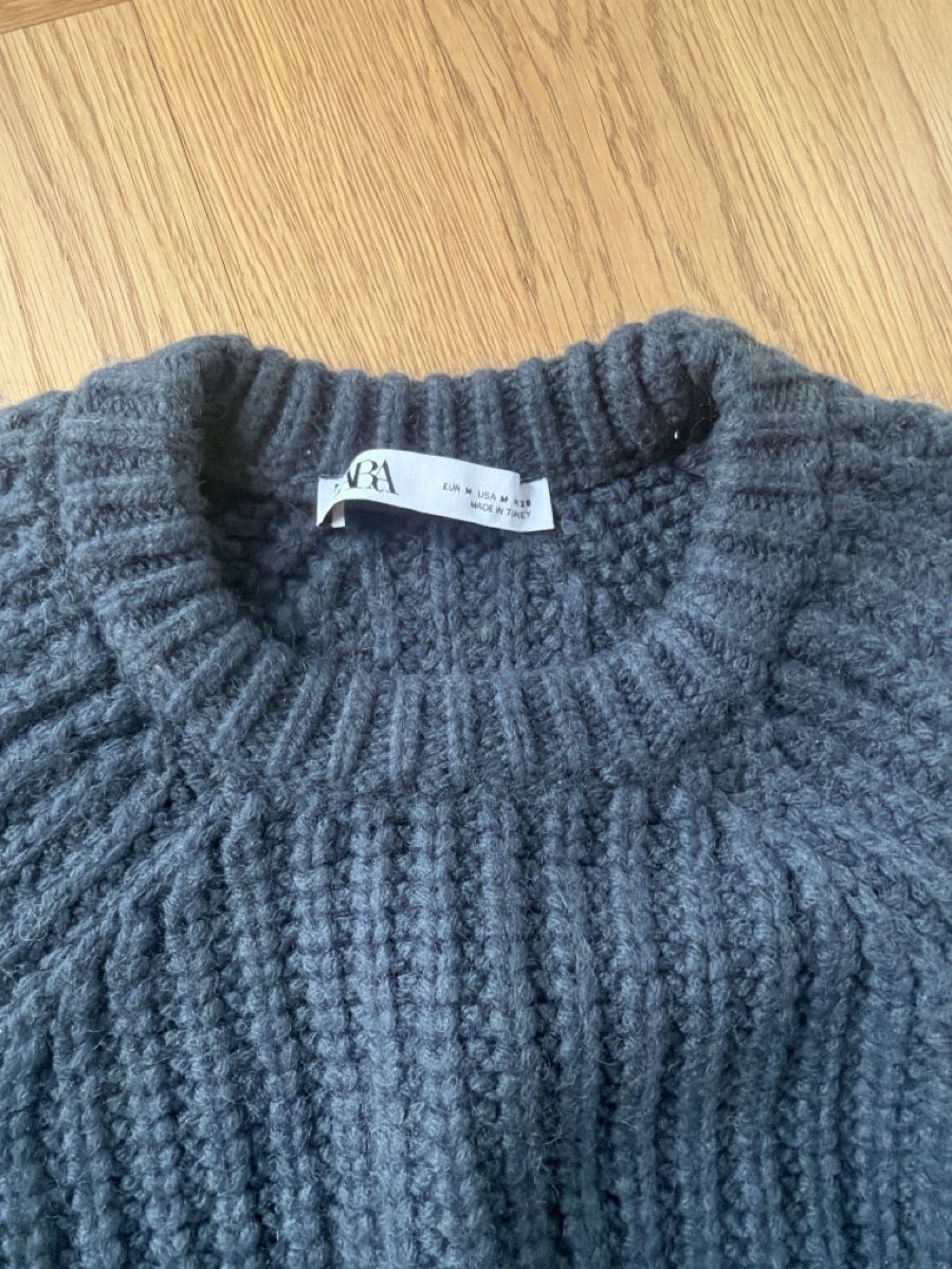 Zara Maglioni & Felpe: Blaue Zara Strickpullover Gr. M, warm – Usato da Sennhof venduto da tom_zhf6 2