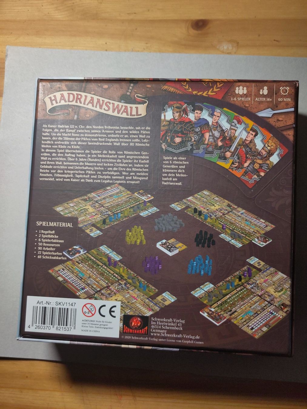 Giochi: Hadrianswall (DE) – Usato da Zürich venduto da fro_7x7z 1