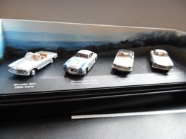 Schuco Oldtimer 4er Set Mercedes Benz 280 SL Cabrio in Box