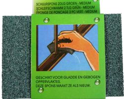 2 x 2 Schleifschwämme mittel Flex K 120