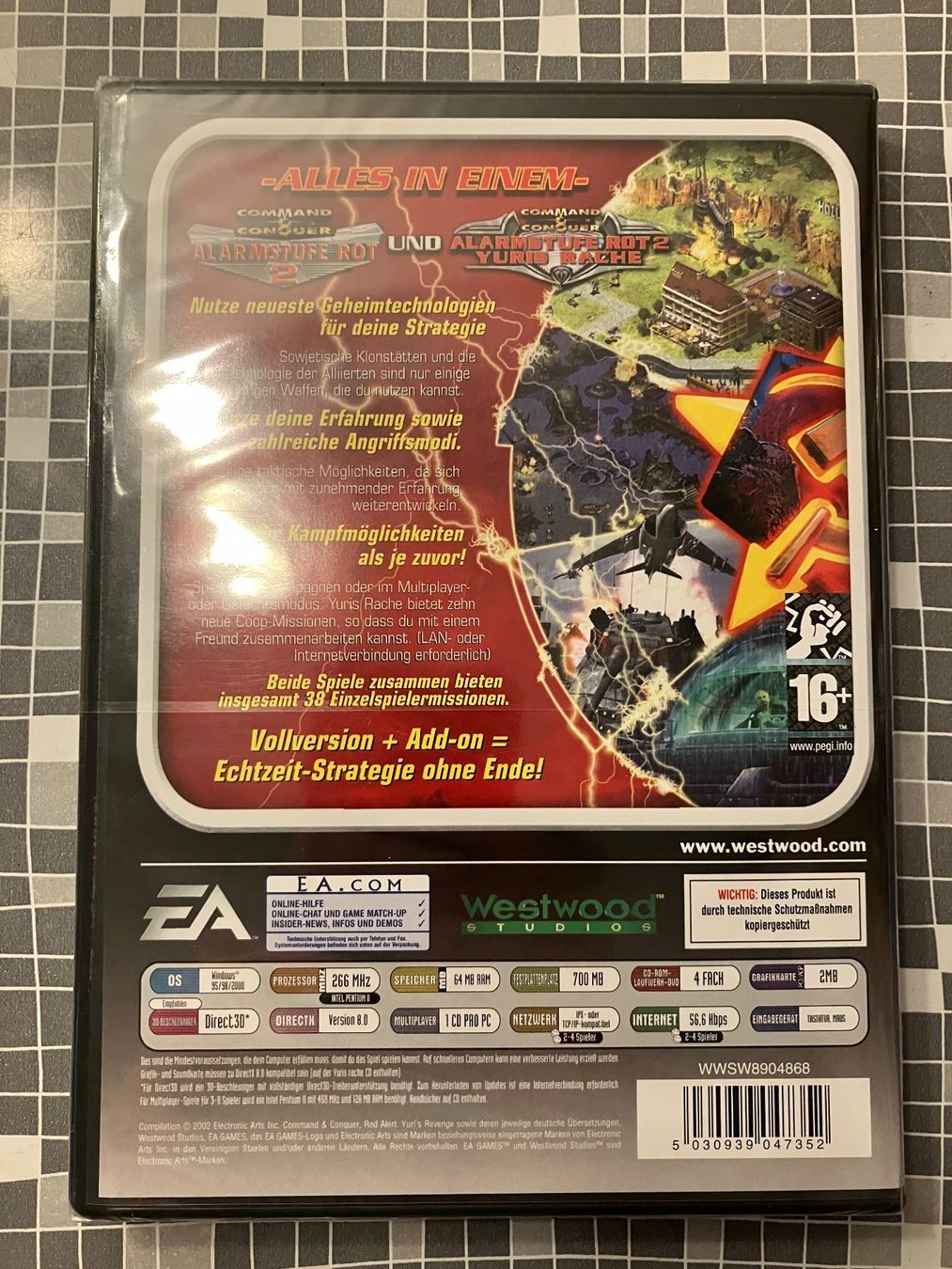 Giochi: Command & Conquer Alarmstufe Rot 2 inkl. Addon (2002,sealed) – Nuovo e nell'imballaggio originale da Winkel venduto da Asdas87 1