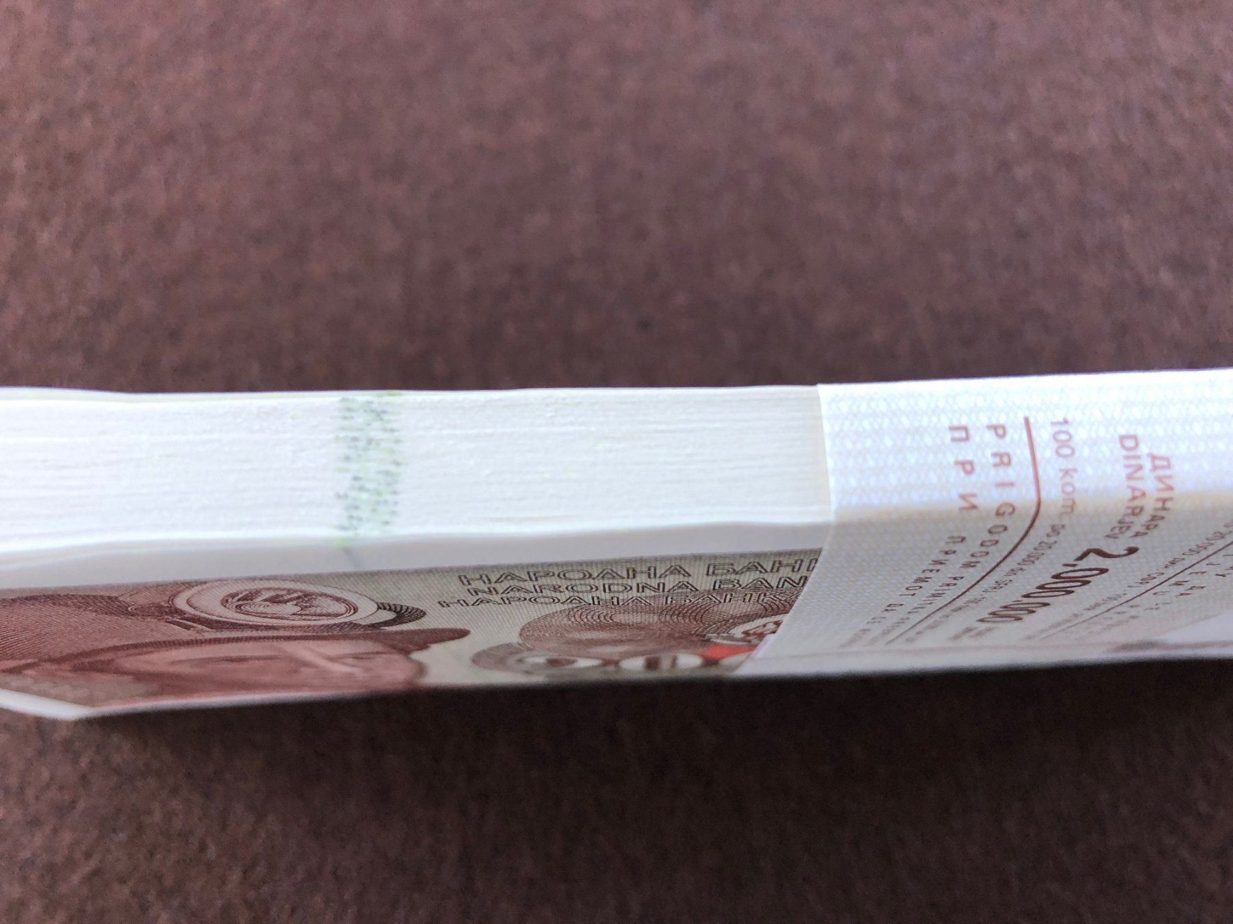 Banconote: ***RAR - Belgrad 1987 - Bündel Dinar UNC – Nuovo (secondo la descrizione) da Pfäffikon SZ venduto da Sieben77 5