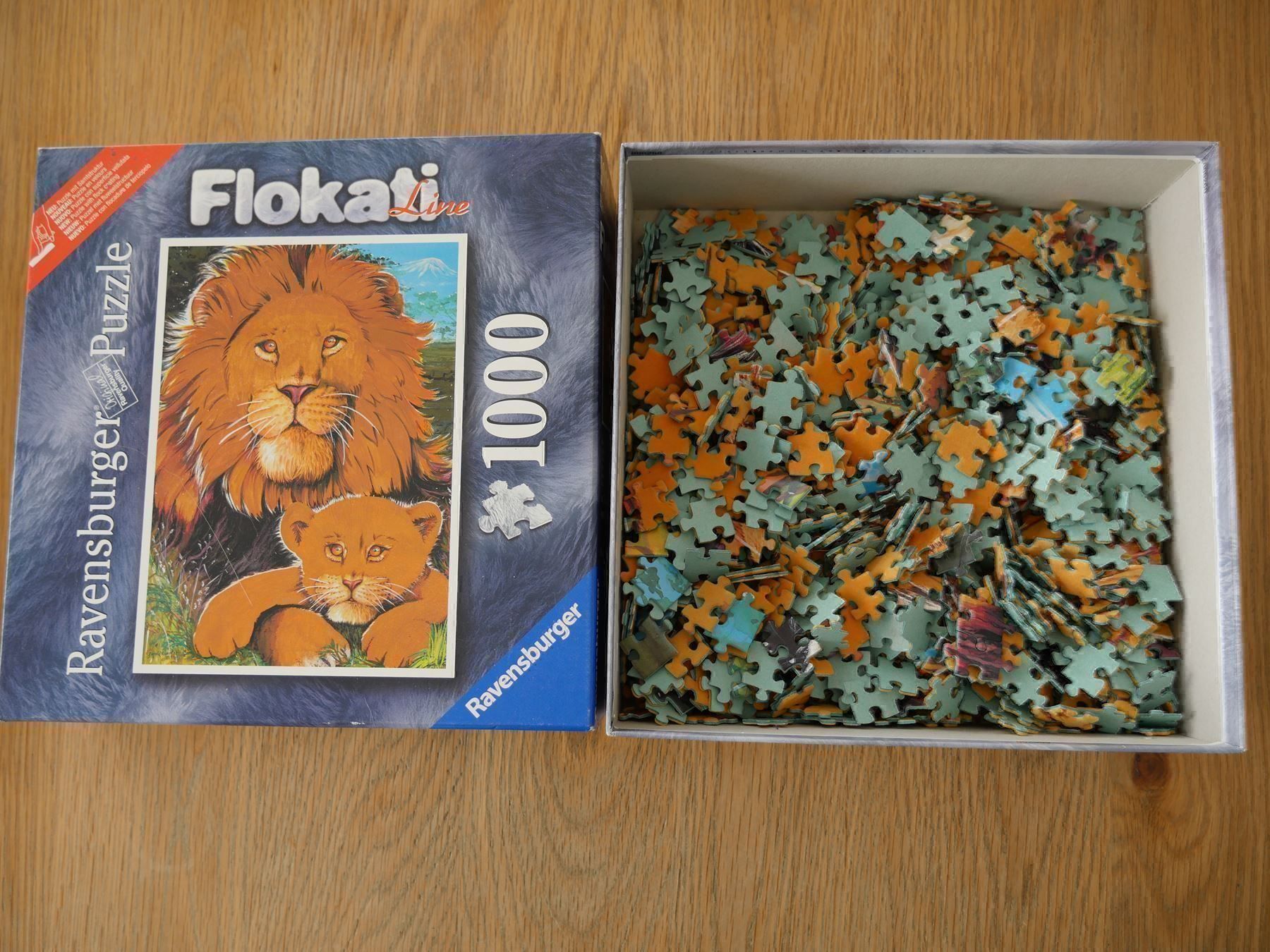 Puzzle: puzzle ravensburger  flokati 1000pcs – Usato da Cossonay-ville venduto da cecile1235