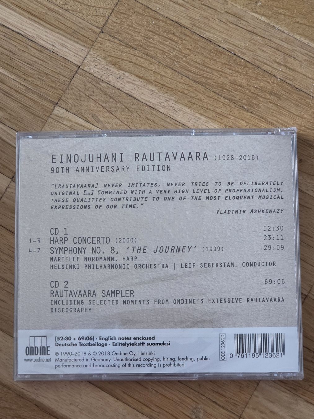 CD: Neue 2CDs: Einojuhani Rautavaara 90th Anniversary Edition – Nuovo e nell'imballaggio originale da Aesch BL venduto da immon 1