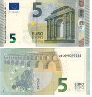 5 Euro UB Frankreich printer U005 signatur drache unc