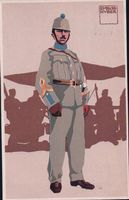 Schweizer Armee 1914, Felduniform Fourier (2103)