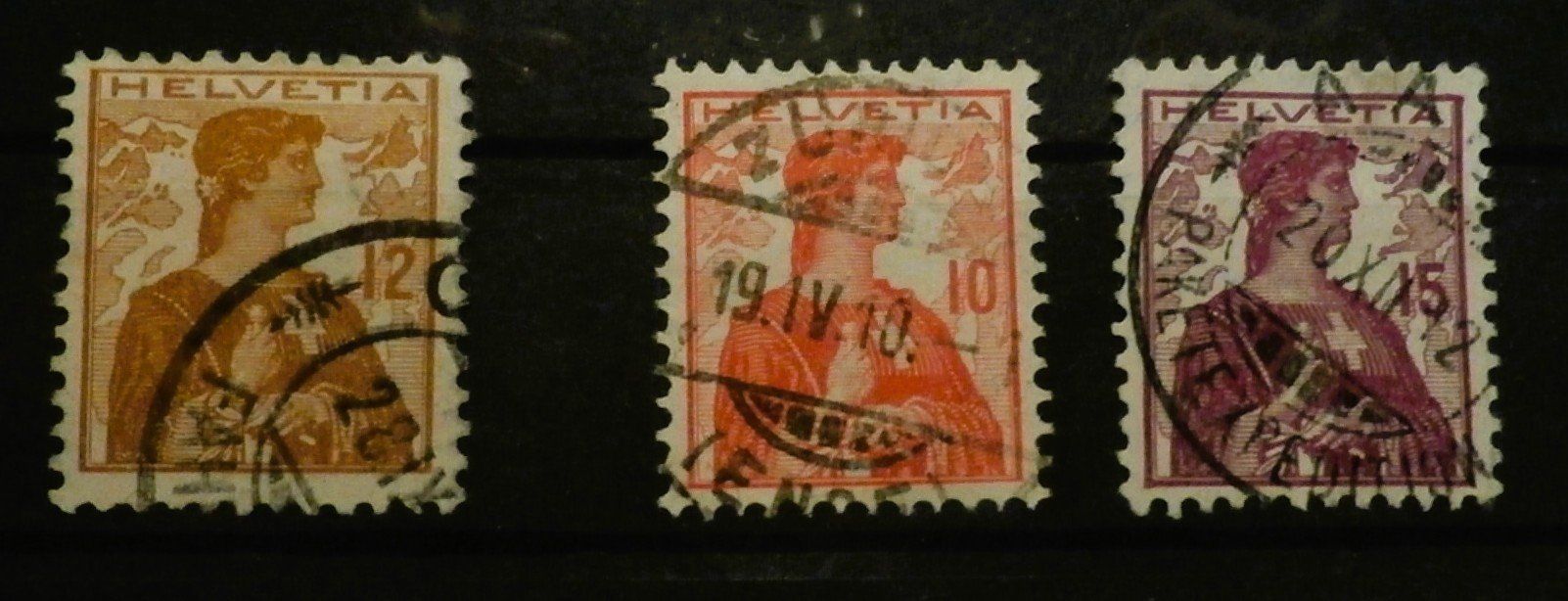 Tutti i francobolli: CH Helvetia 1909 – Usato da Kehrsatz venduto da Bernherb2