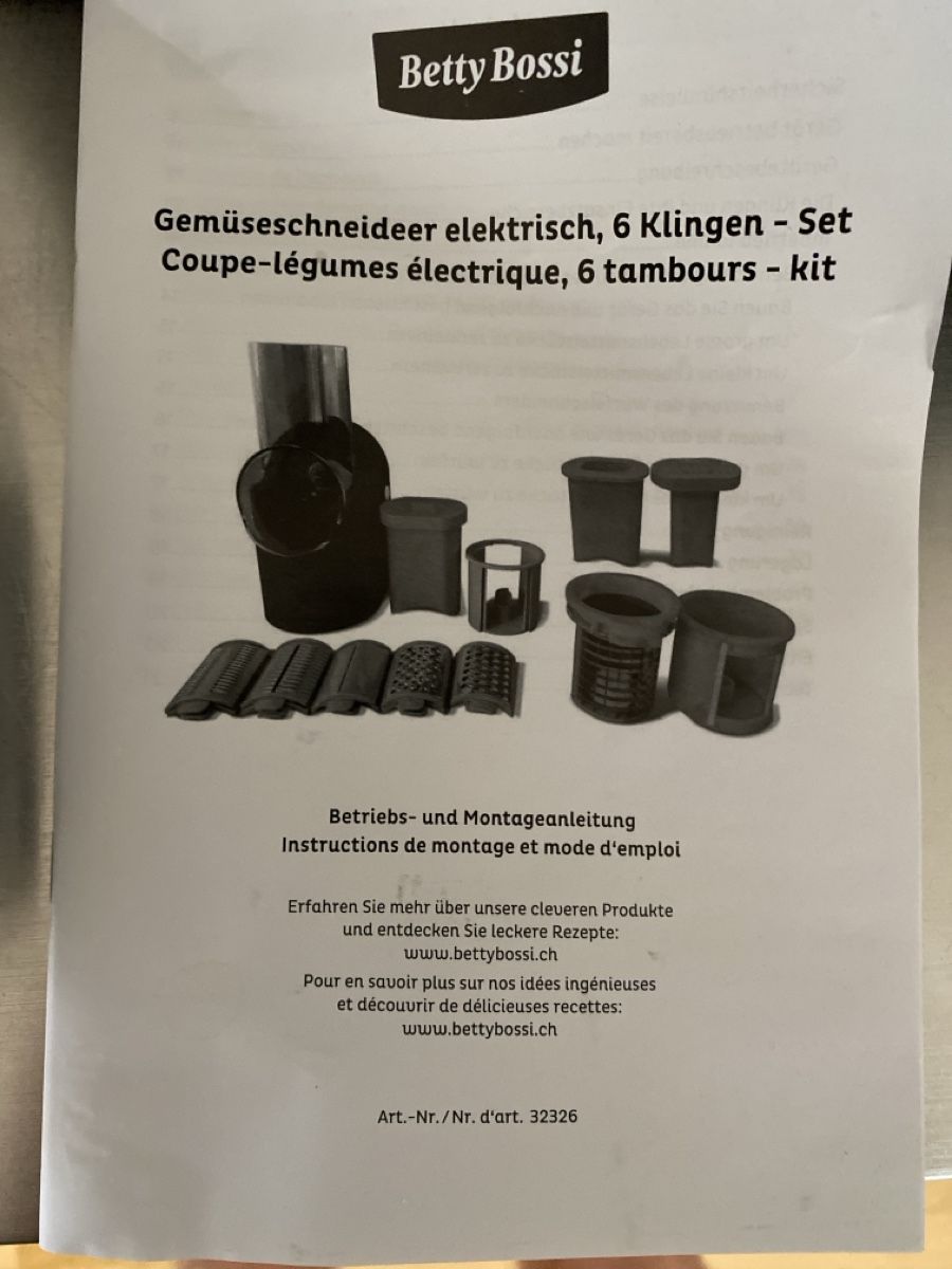 Betty Bossi Küchengeräte: Gemüseschneider – Neu (gemäss Beschreibung) aus Ebikon von haner2861 3