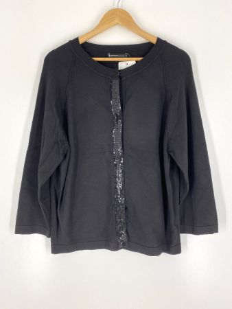 summum Feinstrickjacke, schwarz, Grösse M, *Neu*