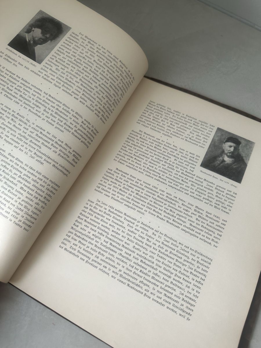 Libri: 2 antike Kunstmappen / Rembrandt / E. A. Seemanns – Usato da Nebikon venduto da Vanessa2003 7