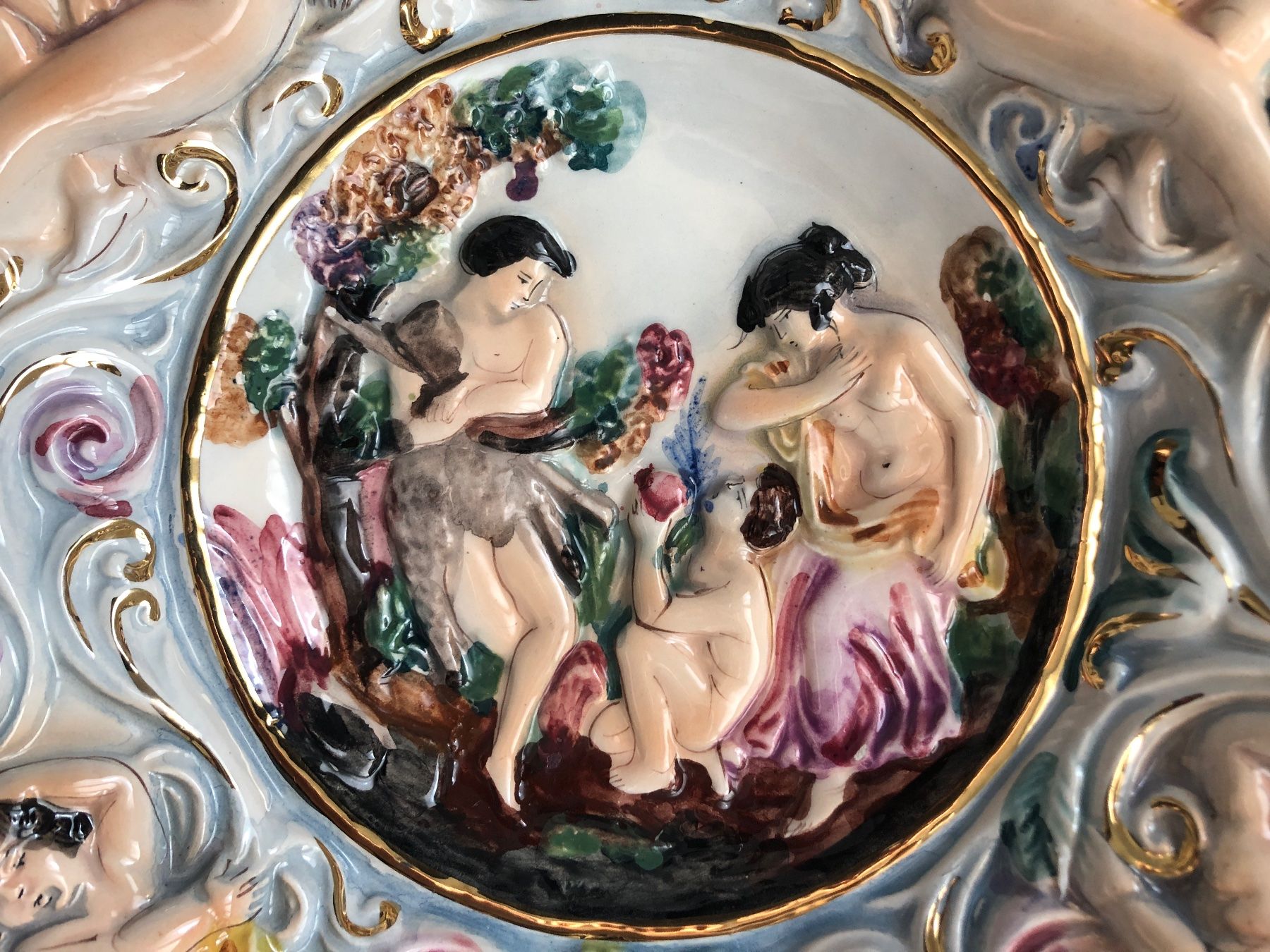 Piatti: Teller R. Capodimonte Italy 32 cm – Usato da Nunningen venduto da anclaudia 1