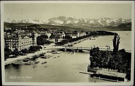 ZÜRICH und die Alpen