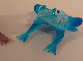 Glasfrosch Deko Figur aus Murano