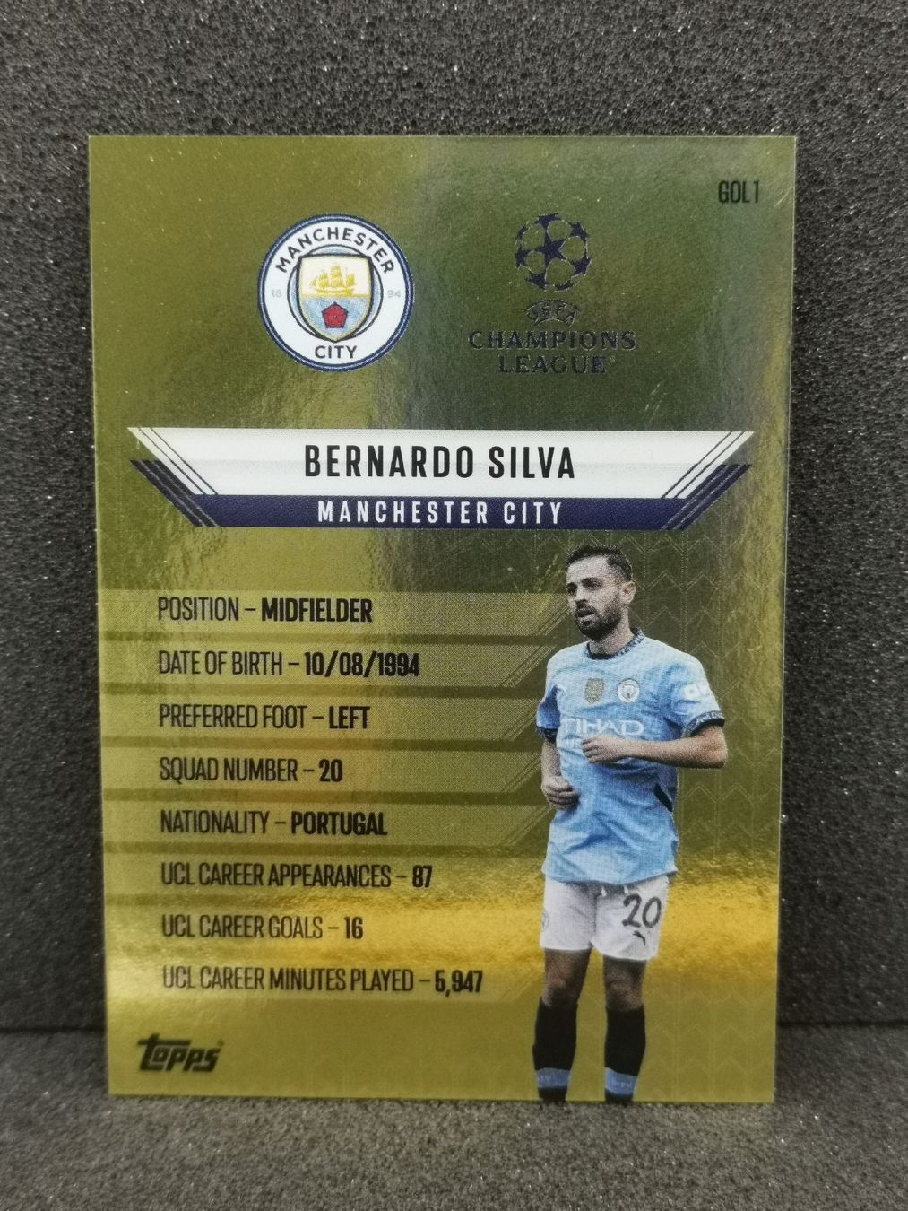 Match attax 2024 /25 Extra Bernardo Silva Gold Edge (Gebraucht) in ...