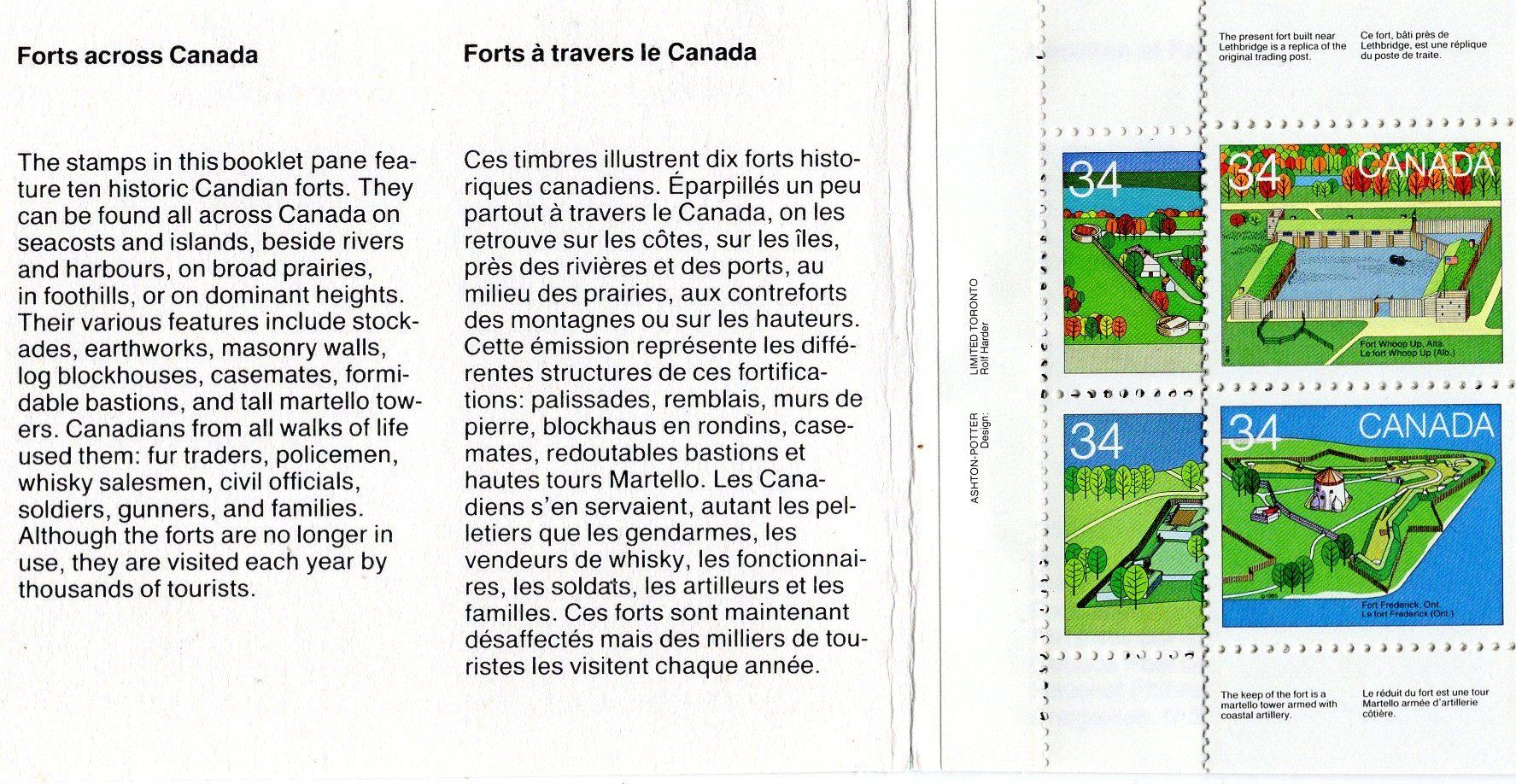 Alle Briefmarken: R6556  /  CANADA 1985 carnet neuf XX – Neu (gemäss Beschreibung) aus Ste-Croix von MONT-TAGNAC 1