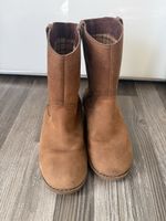 Bottes UGG en cuir marron taille 34
