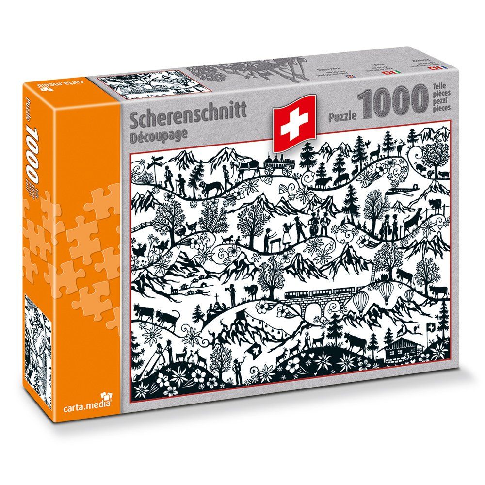 Puzzles: CartaMedia 7254 Scherenschnitt – Neu und originalverpackt aus Dagmersellen von FBM-Bacheli