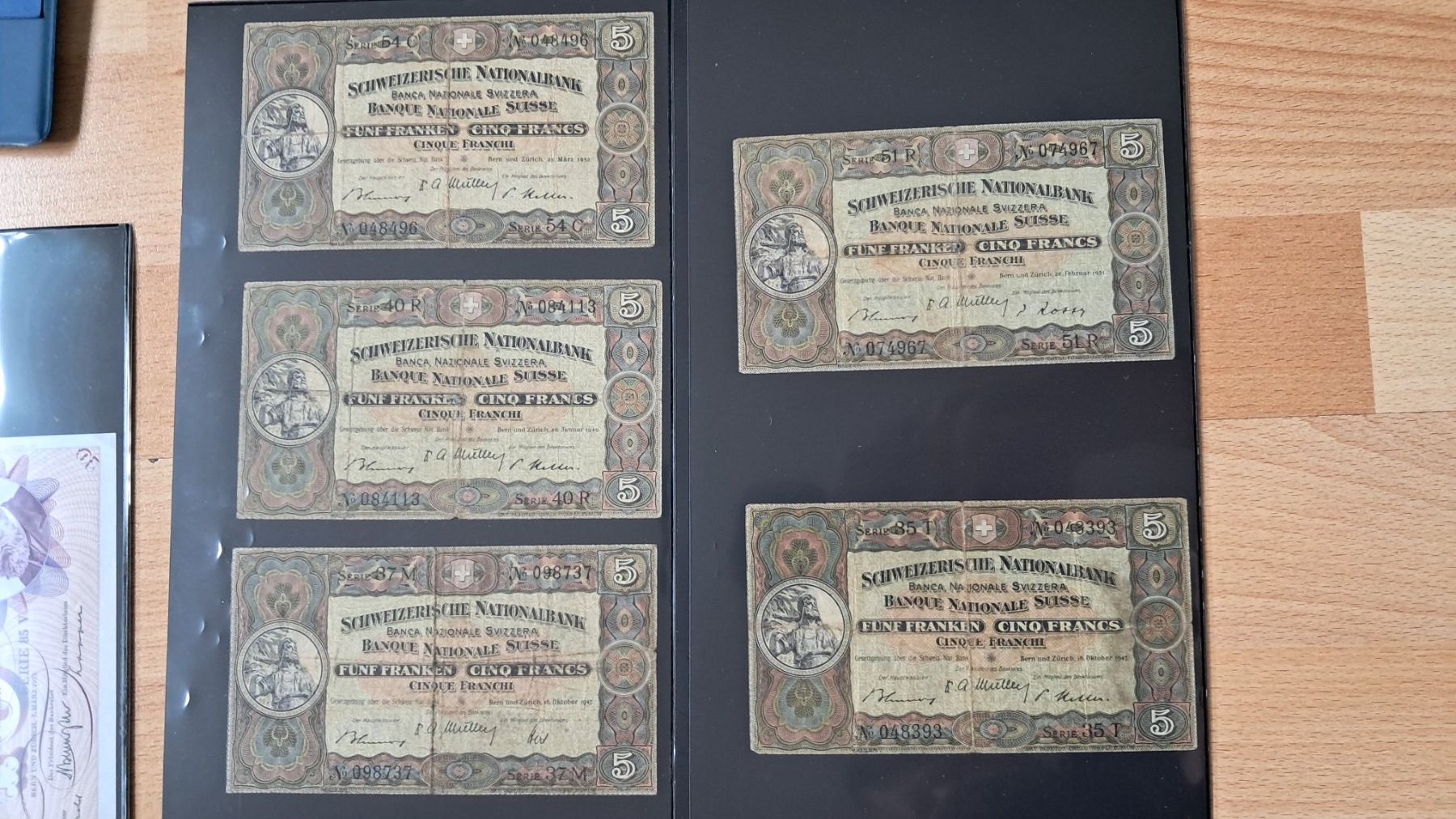 Banknoten: Banknoten Sammlung Schweiz – Gebraucht aus Lufingen von E-Auktion 7