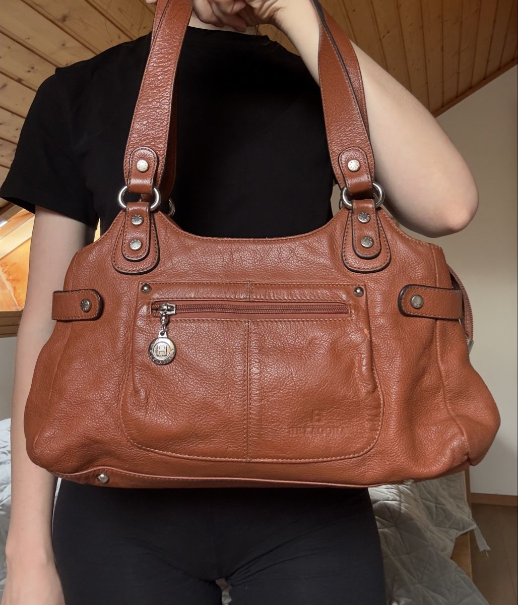 Borse da donna: Sac en cuir Hexagona marron  – Usato da Vuippens venduto da Anna_as