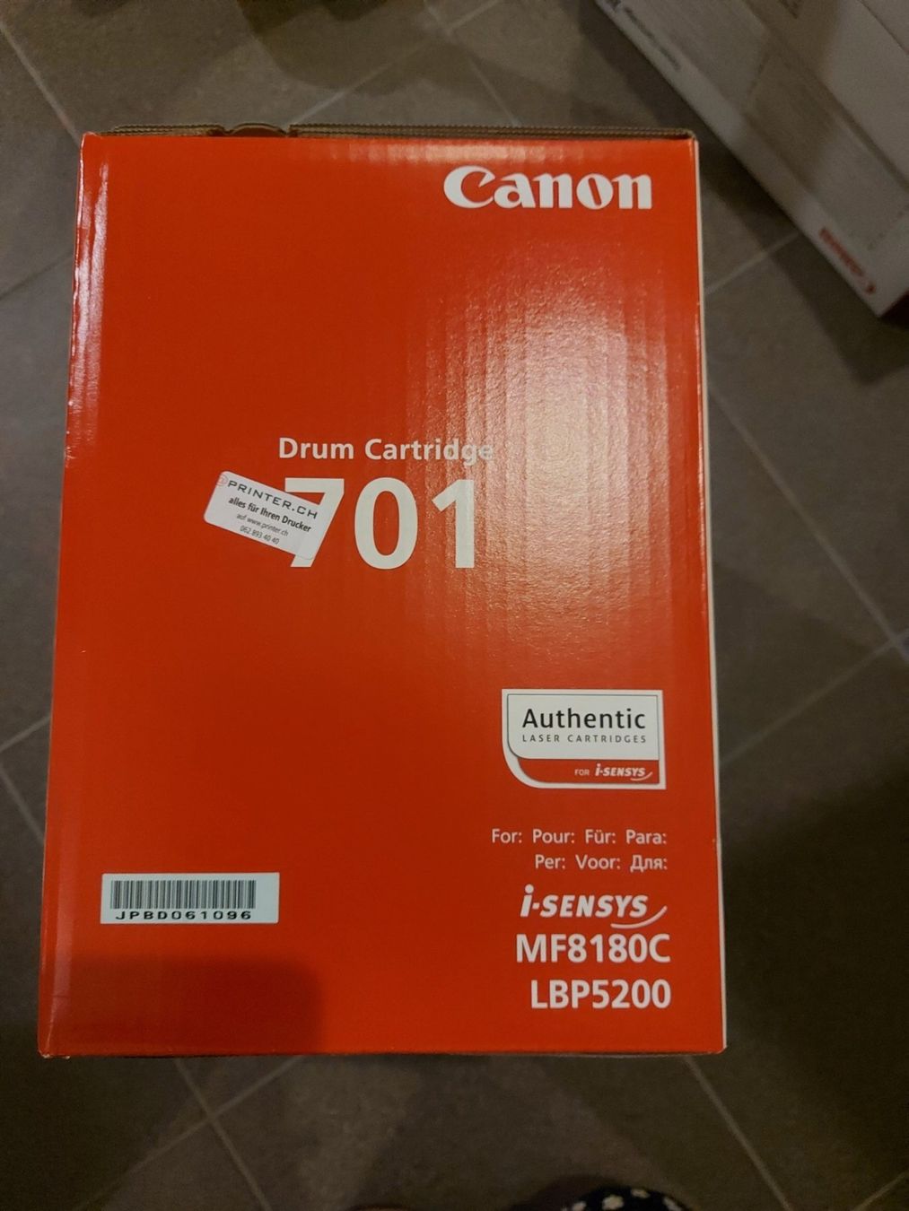Canon Cartucce per stampanti & toner: Canon Drum Cartridge 701 – Nuovo e nell'imballaggio originale da VUADENS venduto da momy 3
