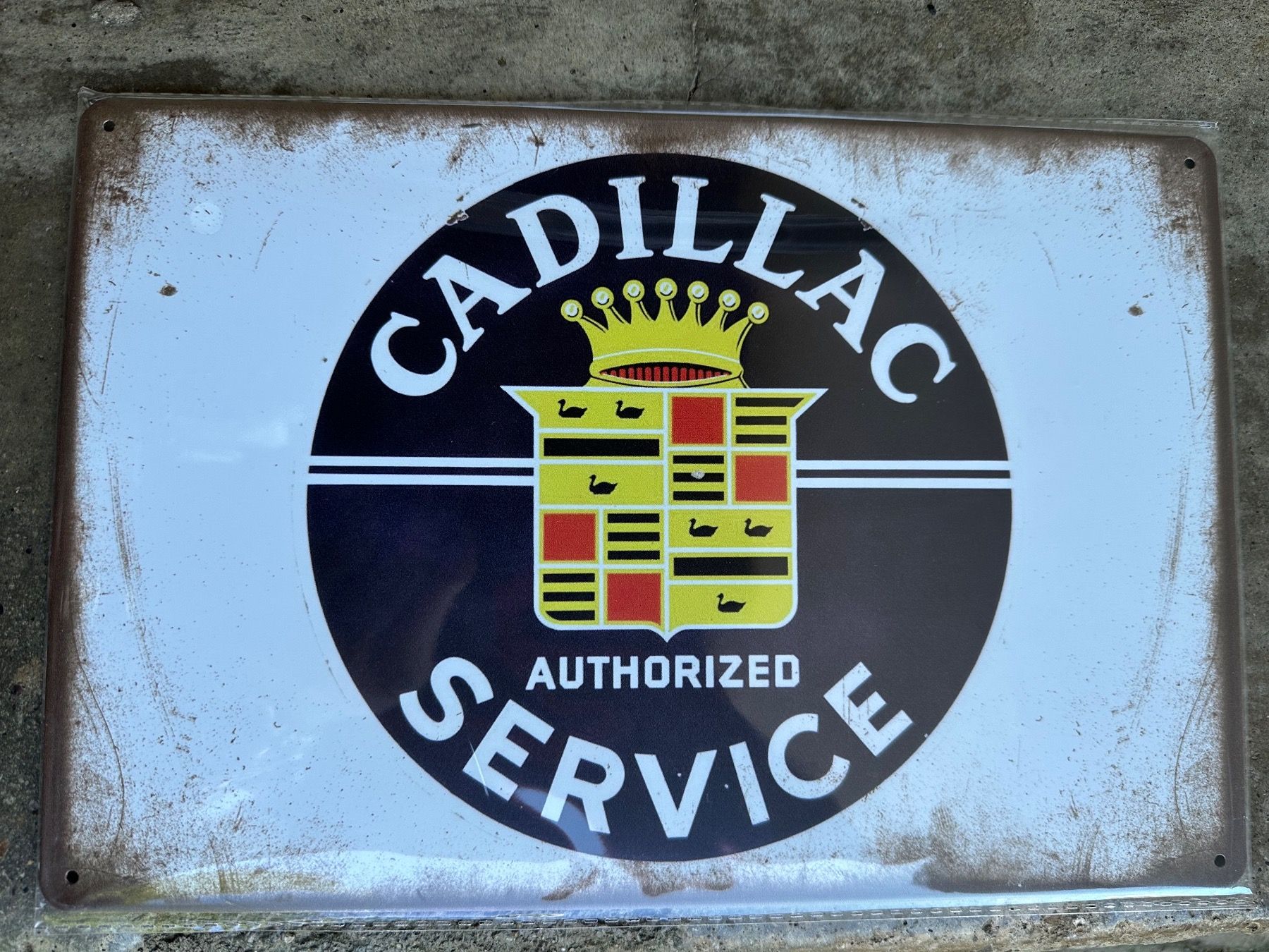 Insegne: Cadillac authorized service oldtimer classic – Nuovo (secondo la descrizione) da Reinach AG venduto da rares75