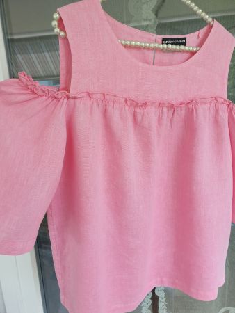Leinenbluse EMPORIO ARMANI,neuwertig,Ch-Gr.40, 80 Fr.