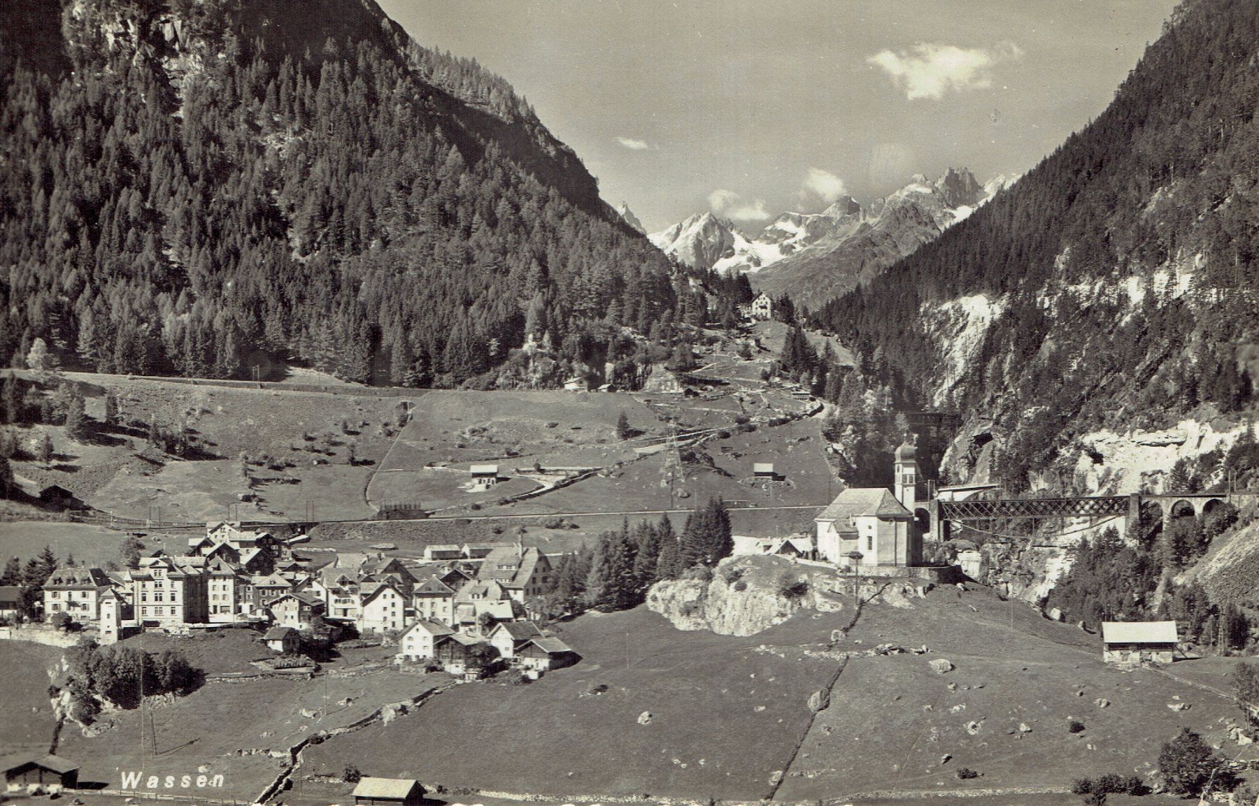 Cartes postales: Wassen UR, um 1935 – D'occasion à Otelfingen par Schmitte9