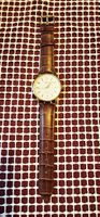Cypria Quarzuhr Herren Armbanduhr Leder Stainless Steel Back