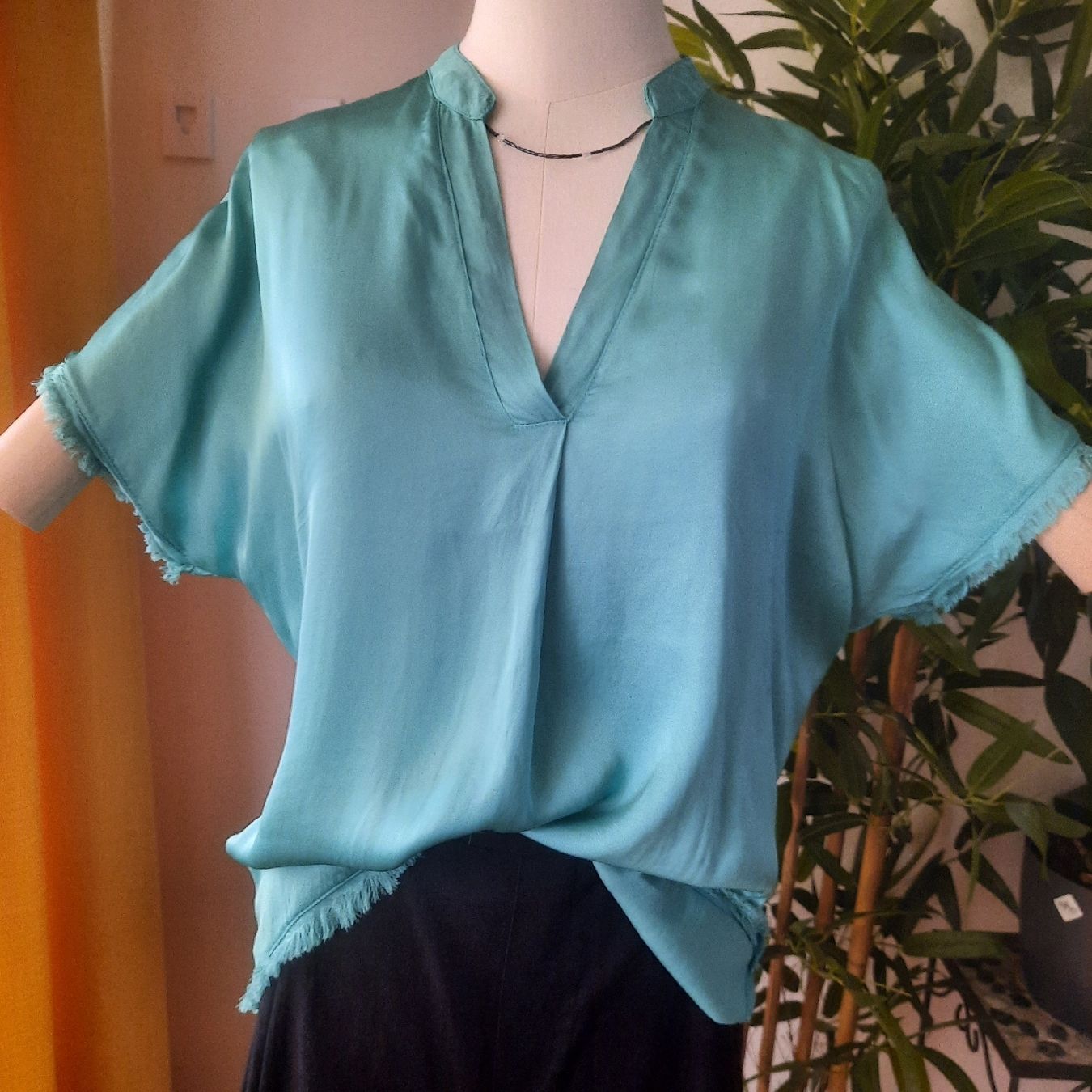 Blusen: Dixie Bluse Damen petrol Grösse M.Neu – Neu (gemäss Beschreibung) aus Solothurn von lsc_pf99 1