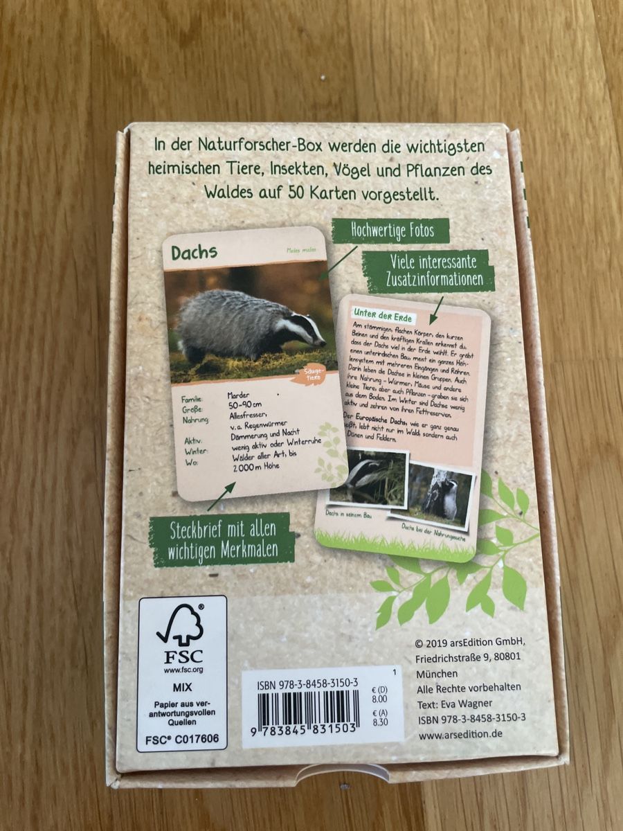 Altro materiale scolastico: Boîte de cartes Explorateur nature – Usato da Genolier venduto da Tom0712 1
