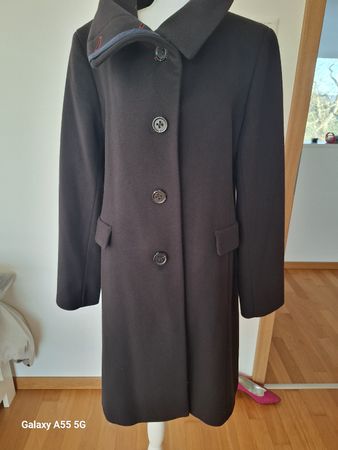 Manteau Saint James noir, taille 46, idéal pour l'hiver!