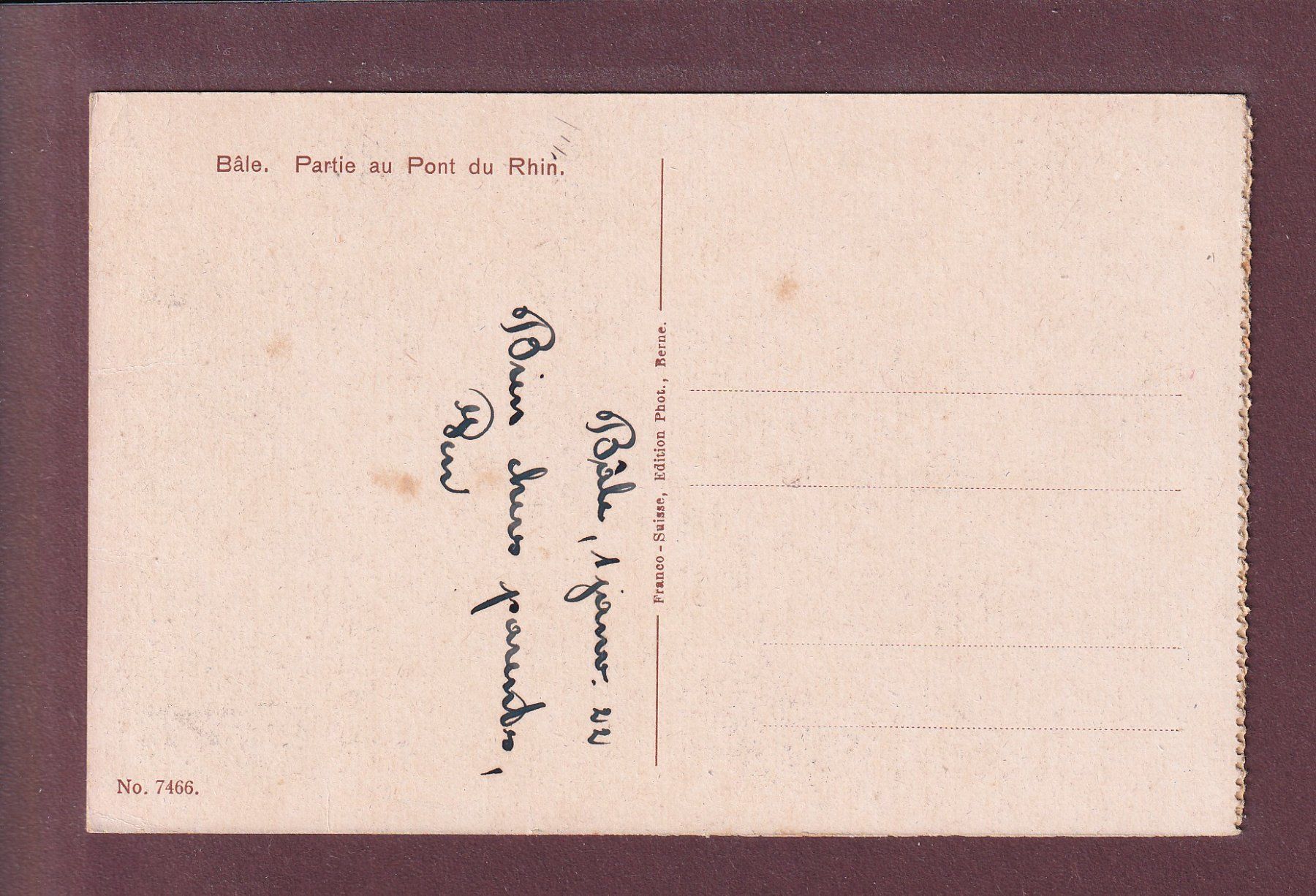 Cartoline postali: BASEL - Käpelijoch - Leute – Usato da Pully venduto da nicecards 1