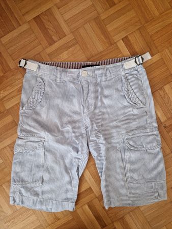 Fishbone Unisex-Bermuda-Shorts, gestreift, Gr. S