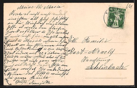 Cartoline postali: Knutwil, Gesamtansicht, Bad Knutwil, Pfa – Usato da Berlin venduto da bartko-reher 1