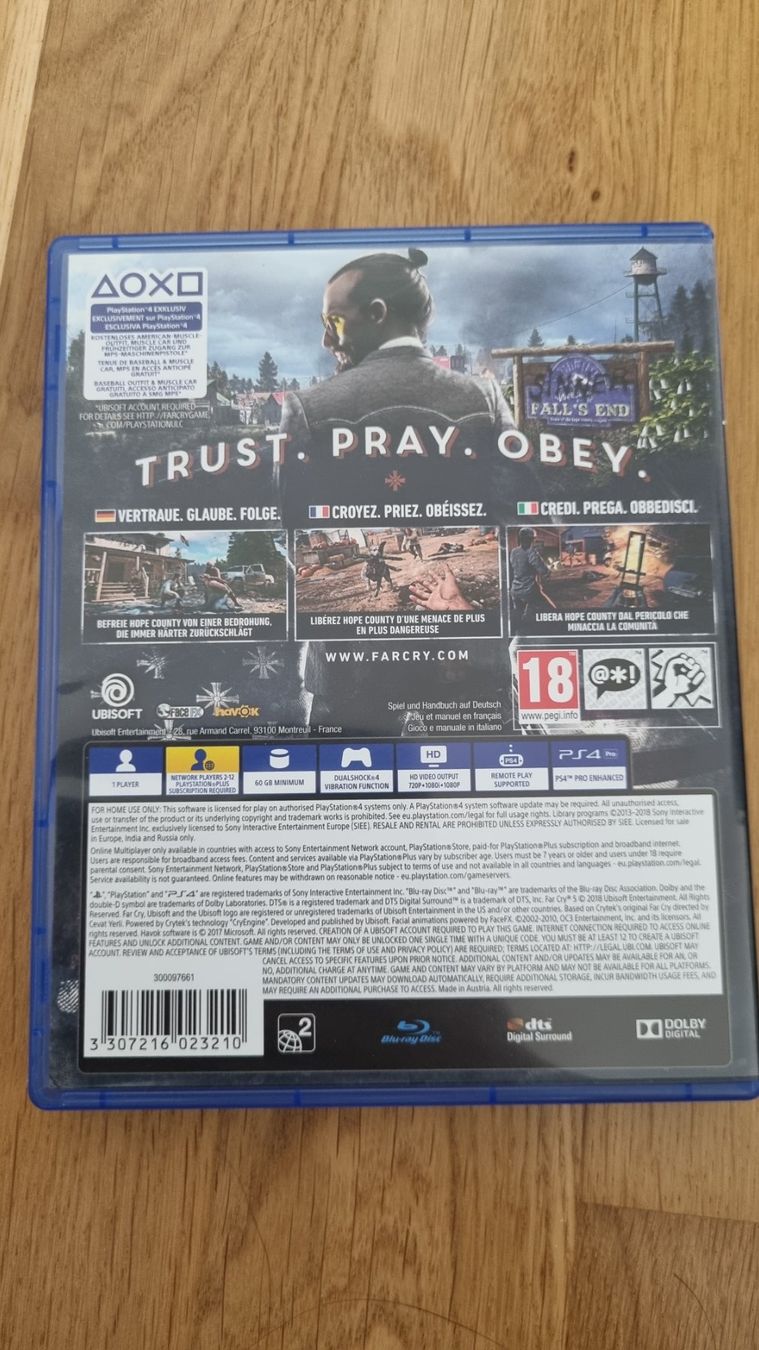 Spiele: Farcry5, für PS4 – Gebraucht aus Chur von sinillo 1