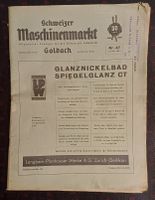​Historische Zeitung: Schweizer Maschinenmarkt Nr. 47 (1950)
