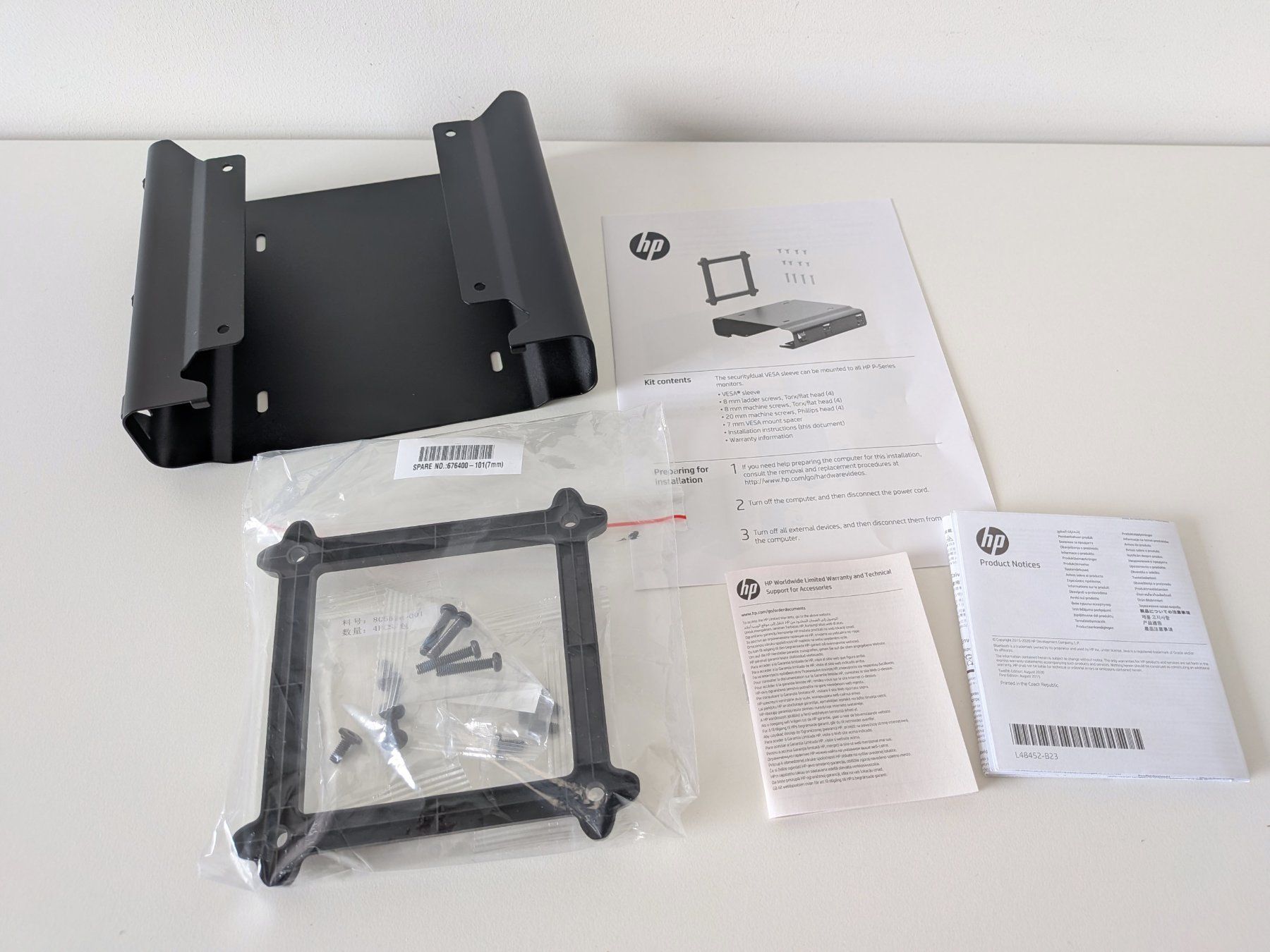 Supporti a parete: HP Desktop-Mini doppelte VESA-Hülle - NEU – Nuovo e nell'imballaggio originale da Winterthur venduto da in4matiker