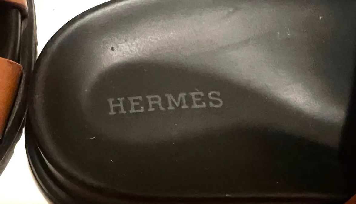 Hermès Chaussures hommes: Hermes Chypre Sandalen, Gr. 36.5, braun – Neuf (Voir description) à Triesen par atos87 3