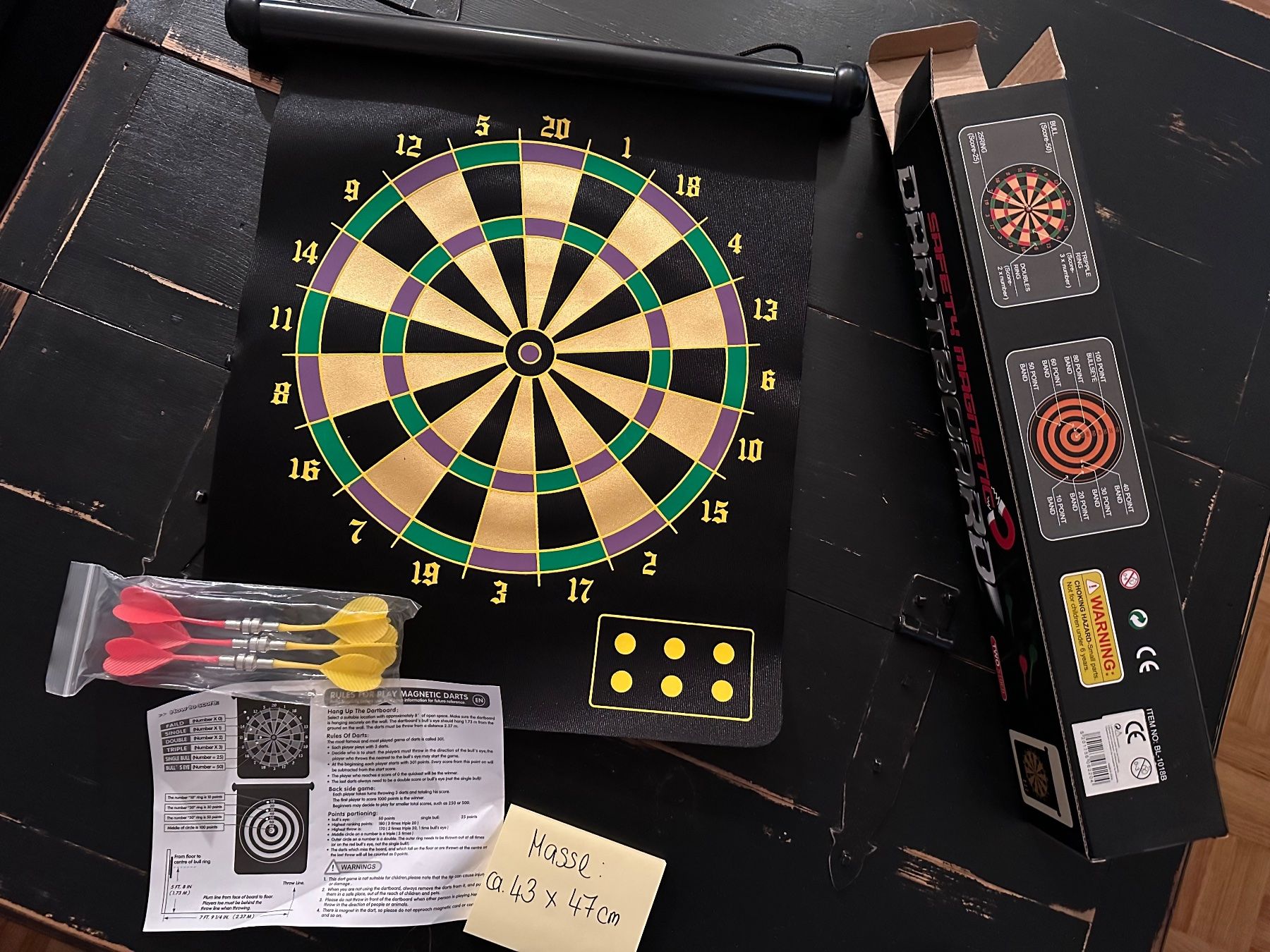 Freccette: Magnet Dartboard  *** NEU *** – Nuovo e nell'imballaggio originale da Zürich venduto da Faetze0 3