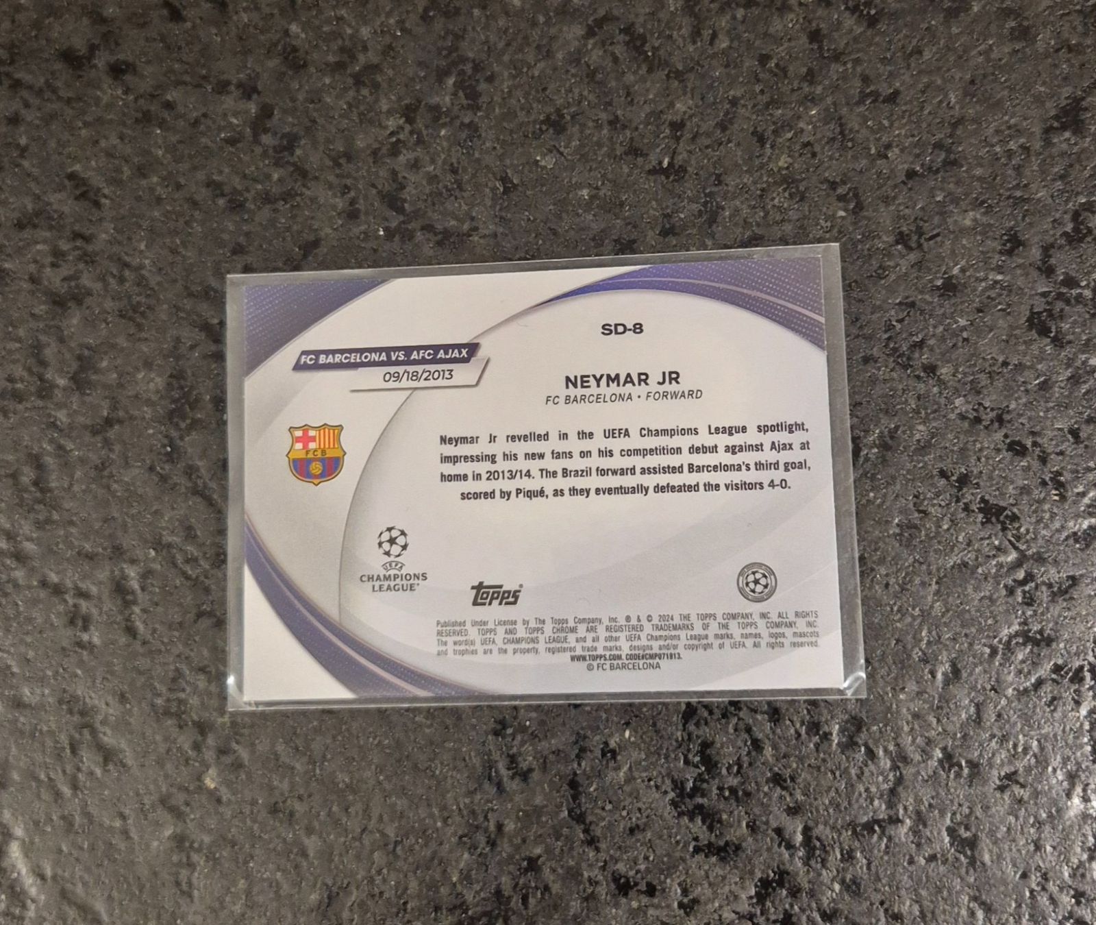 Topps Carte collezionabili: Neymar - Barcelona - Topps – Nuovo (secondo la descrizione) da Burg AG venduto da Danoe 1
