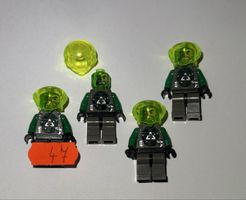 4 Stück Lego Figuren Alien Conquest Klone Trooper.