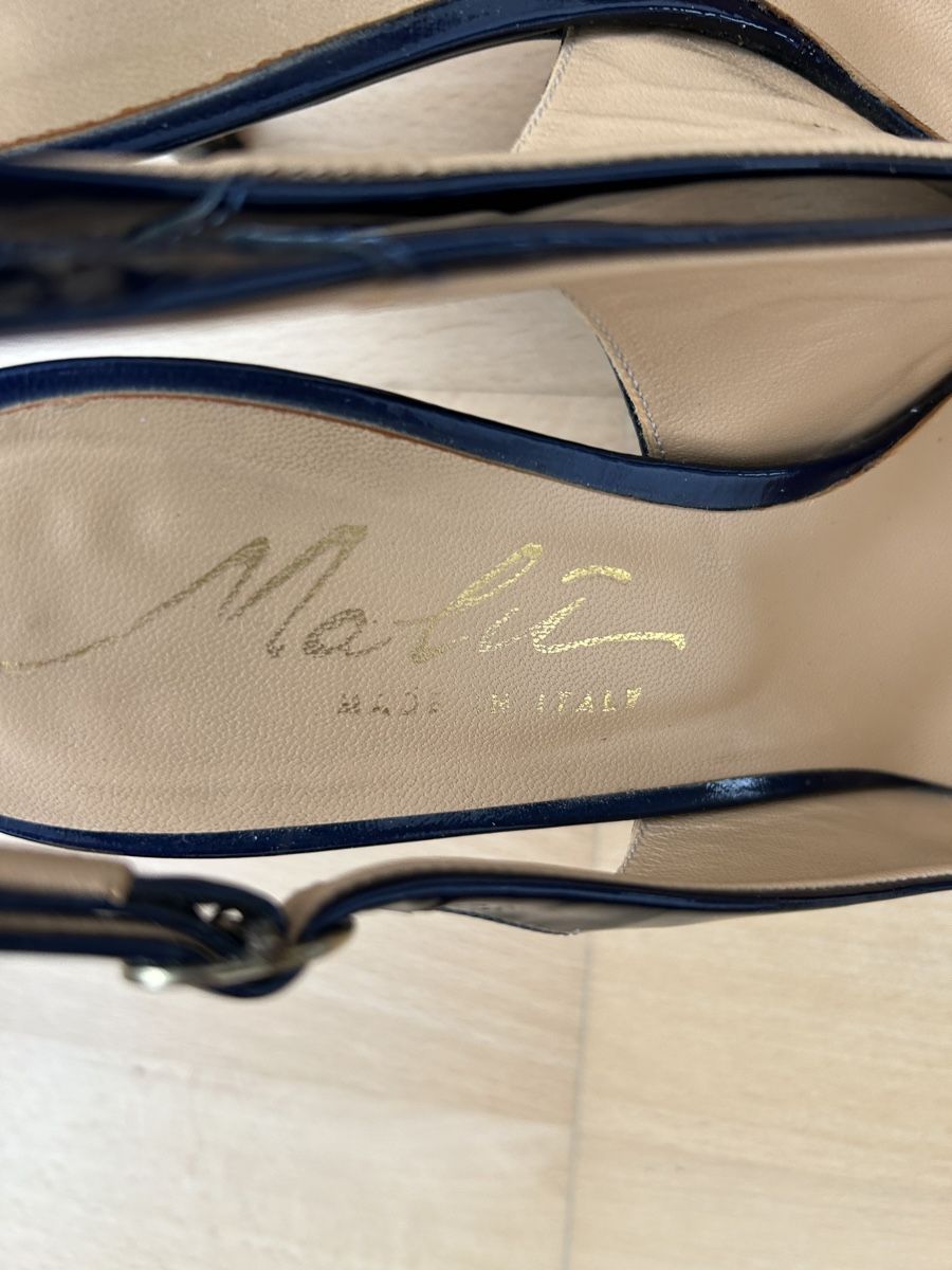 Scarpe da donna: Pumps Slingback Lack blau Gr. 40 – Usato da Reinach BL venduto da meinstil 2