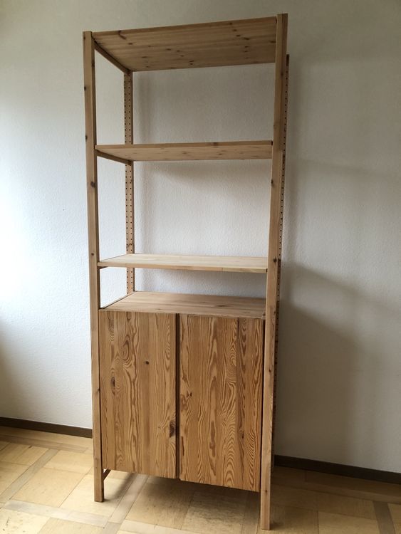 Ikea Ivar Holz Regal mit SchrankElement 50 cm tief Kaufen auf Ricardo