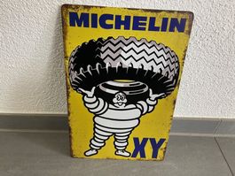MICHELIN  XY Metall Vintage Tafel Einzigartig ! !NEU