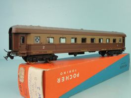 Pocher H0 201/3 FS Carrozza 1/2 Klasse, AC