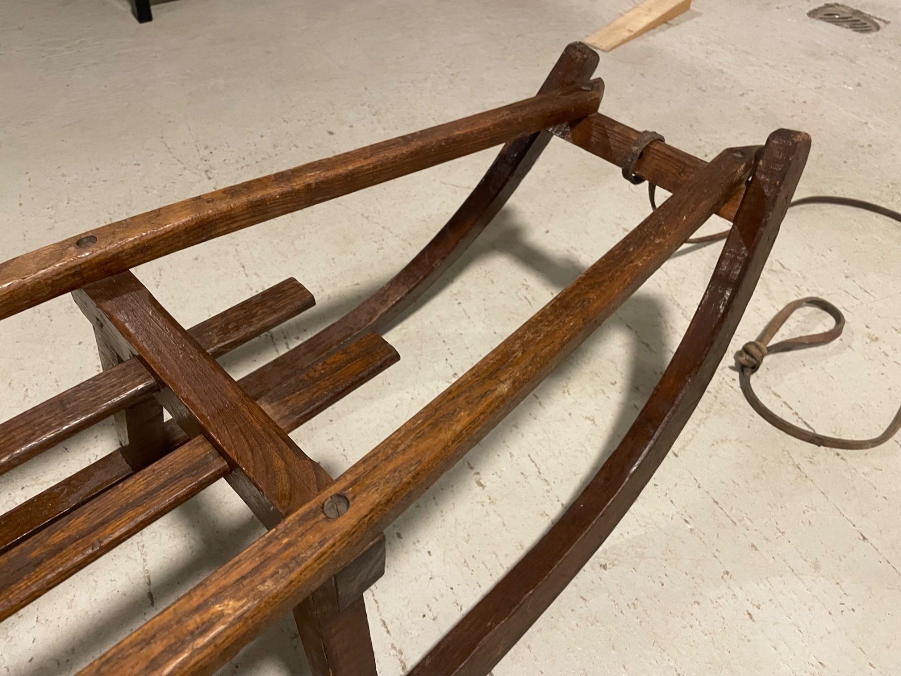 Slitta: Schlitten, sehr alter Keilschlitten, ca. 120 cm – Usato da Menziken venduto da fiat-500 3